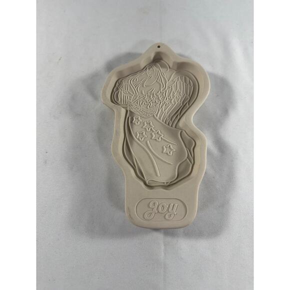 1996 Longaberger Pottery Joy Angel Series Cookie Mold New - Picture 2 of 3